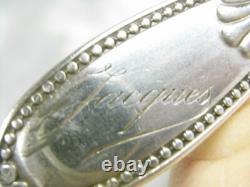 Antique Solid Silver Table Spoon, Minerve, Jacques Spoon Silver
