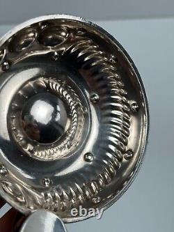 Antique Solid Silver Tastevin Minerva Punch 1 E Guinant from Guerchy Burgundy