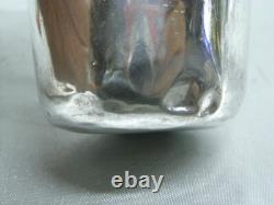 Antique Solid Silver Timbale with Minerva Mark, Curon Glass, 62.30 g