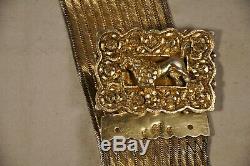 Antique Solid Silver Wedding Ottoman Belt Belt Sterling Silver Old 543g