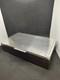 Antique Solid Silver And Wood Cigar Box