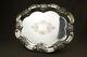 Antique Spanish 19th Century Solid Silver Tray