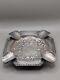 Antique Spanish Ashtray In Solid Silver (332 Grams)