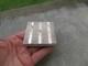 Antique Square Box In Solid Silver And Vermeil, 101 G