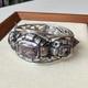 Antique Sterling Silver Bracelet With Amethyst