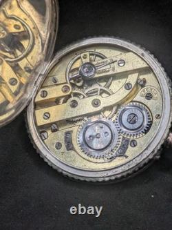Antique Swiss Pocket Watch Solid Silver Needs Servicing Antique Swiss Pocket Watch Solid Silver Needs Servicing