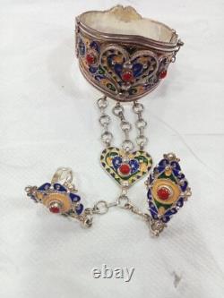 Antique Traditional Solid Silver Bracelet Ben Yenni