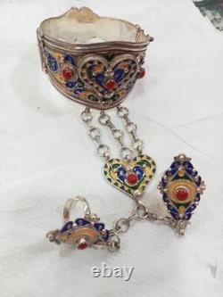 Antique Traditional Solid Silver Bracelet Ben Yenni