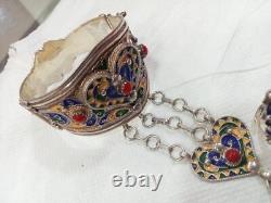 Antique Traditional Solid Silver Bracelet Ben Yenni