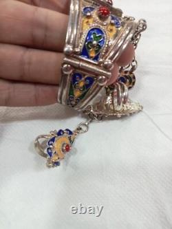 Antique Traditional Solid Silver Bracelet Ben Yenni