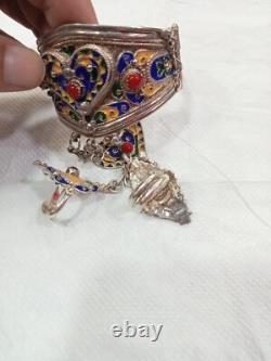 Antique Traditional Solid Silver Bracelet Ben Yenni