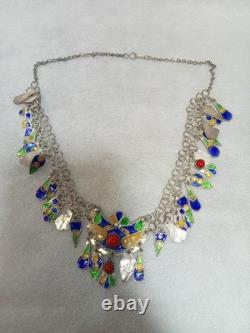 Antique Traditional Solid Silver Necklace Kabyle Antiquities