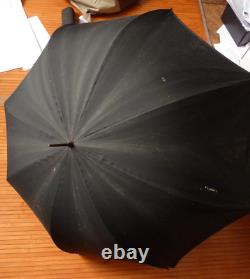 Antique Umbrella with Solid Silver Handle Circa 1910