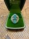 Antique Unique Trilogy Ring Made Of Solid Silver With 3 Blue Topazes