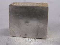 Antique Vermeil Gold Box on Solid Silver Enamel Russian 84