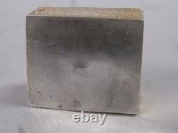 Antique Vermeil Gold Box on Solid Silver with Russian Enamel 84