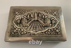 Antique Vietnamese Solid Silver Box