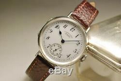 Antique Watch A Lange & Söhne 36mm Silver Silver 1910 Vintage Watch