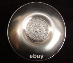 Antique Wedding Medals Germany Dadler Silver Platter Empty Pocket