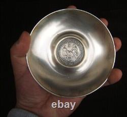 Antique Wedding Medals Germany Dadler Silver Platter Empty Pocket