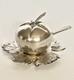 Antique Apple-shaped Mustard Pot In 925/1000 Sterling Silver, Weight 59 G