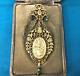 Antique Convertible Pendant Into A Brooch, Gilded Sterling Silver / Vermeil, 19th Century Jewelry