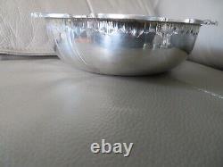 Antique hollow dish or vegetable dish in solid silver by the silversmith Lefebvre Eugène 448 gr