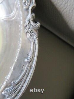 Antique hollow dish or vegetable dish in solid silver by the silversmith Lefebvre Eugène 448 gr