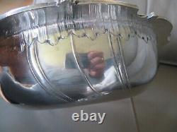 Antique hollow dish or vegetable dish in solid silver by the silversmith Lefebvre Eugène 448 gr