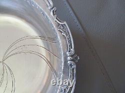 Antique hollow dish or vegetable dish in solid silver by the silversmith Lefebvre Eugène 448 gr