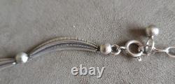 Antique necklace, 800 sterling silver K & L