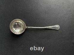 Antique olive spoon dusting spoon sterling silver Minerva XIX