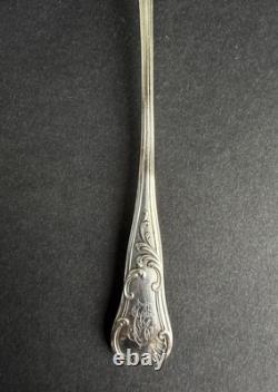 Antique olive spoon dusting spoon sterling silver Minerva XIX