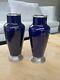 Antique Pair Of Sèvres Porcelain Vases And Solid Silver Minerva