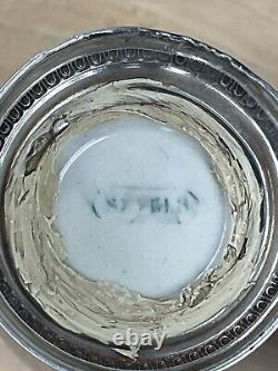 Antique pair of Sèvres porcelain vases and solid silver Minerva