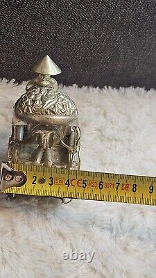 Antique rickshaw, Chinese / China, made of silver, handcrafted / artisanal 61g