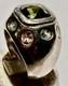 Antique Ring In Solid Silver And Semi-precious Stones - N°2ar
