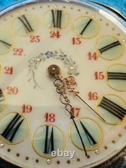 Antique silver and gold watch, circa 1910. Revised, No. 29