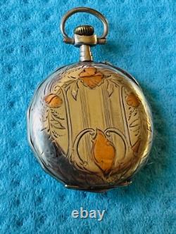 Antique silver and gold watch, circa 1910. Revised, No. 29