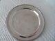 Antique Small Plate Or Bottle Coaster In Solid Silver With Horse Head Design