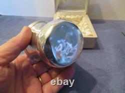 Antique small solid silver cup with Minerva hallmark, illegible silversmith, 51 grams