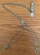 Antique Solid Silver Chatelaine Clavet. 3 Chains. Minerva/master Hallmarks.