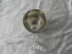 Antique solid silver cup Minerva mark 1 Cardeilhac house