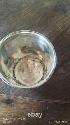 Antique solid silver cup Vieillard 1st Title 58g