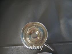 Antique solid silver cup by the silversmith Bardiés Gaston 126 g late 19th early 20th century