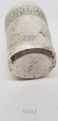 Antique solid silver cup with Minerva hallmark 92 grams ART NOUVEAU