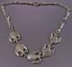 Antique Solid Silver Fish Necklace, Antique Silver Necklace, Minerve Jewelry