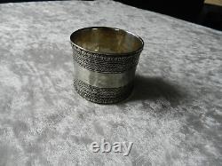 Antique solid silver napkin ring from the Restoration era / Vieillard