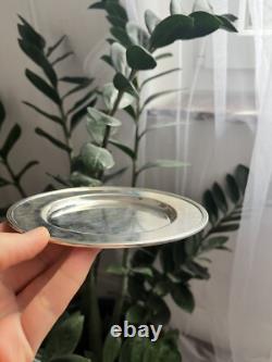 Antique solid silver plate RM & S Wallace 1523, 98 g