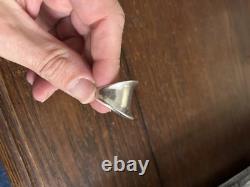 Antique solid silver ring
